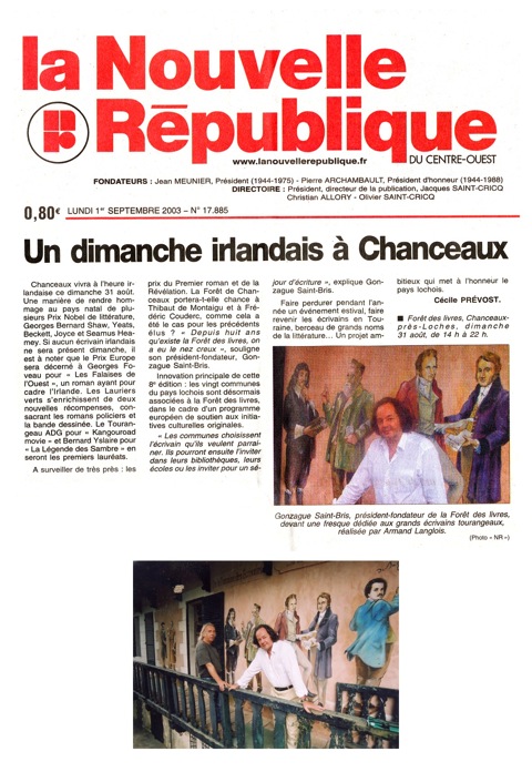 Forêt des livres 2003
